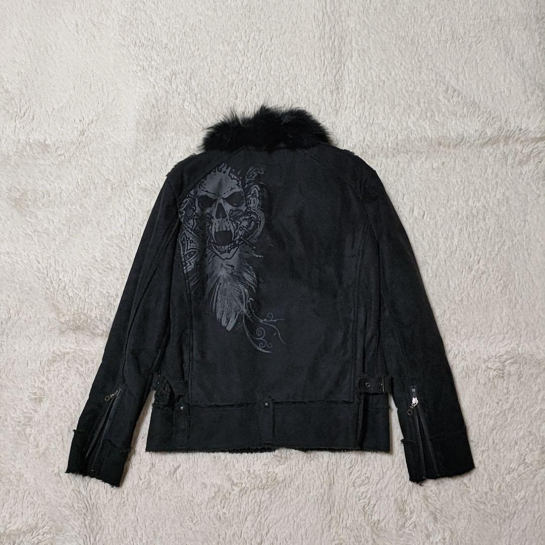 archive Midas fur jacket skull y2k お兄系