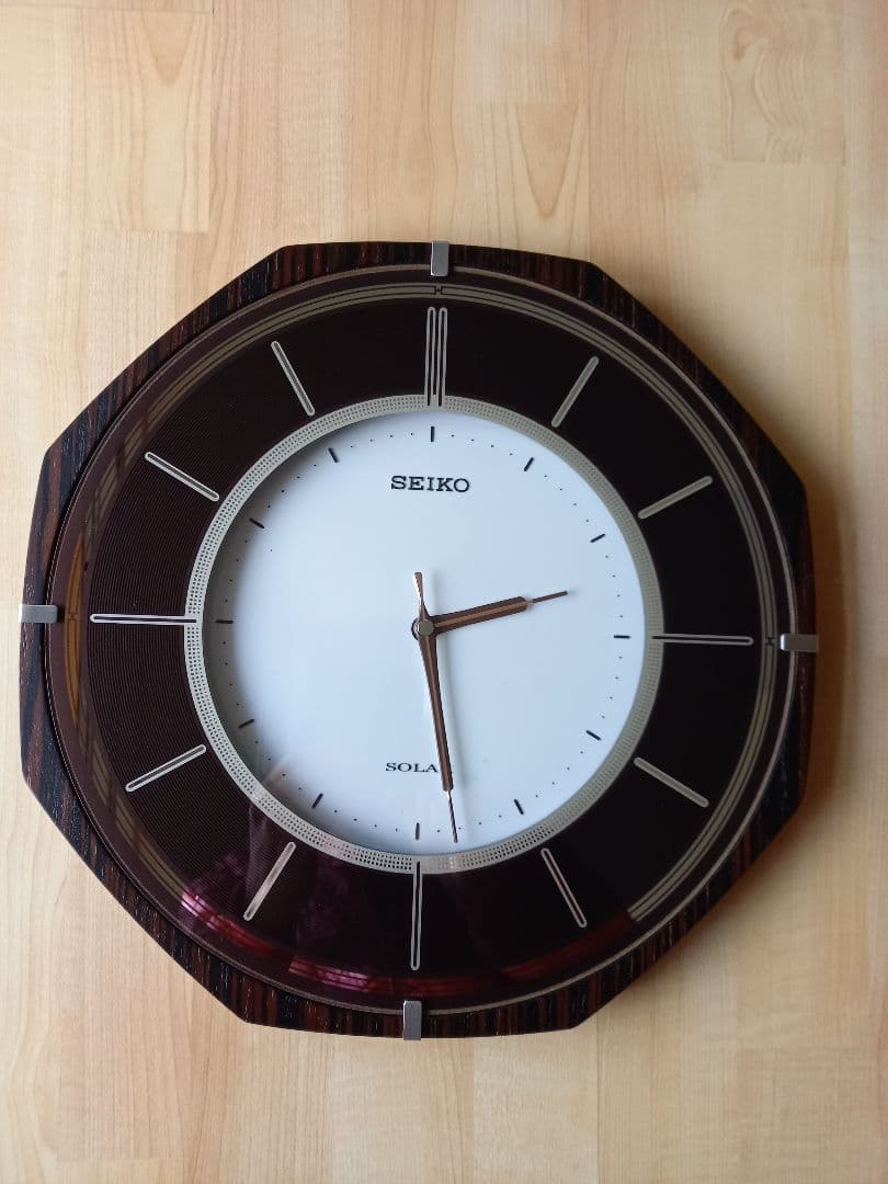 セイコー SEIKO 電波時計 ソーラープラス 掛け時計 SF502B