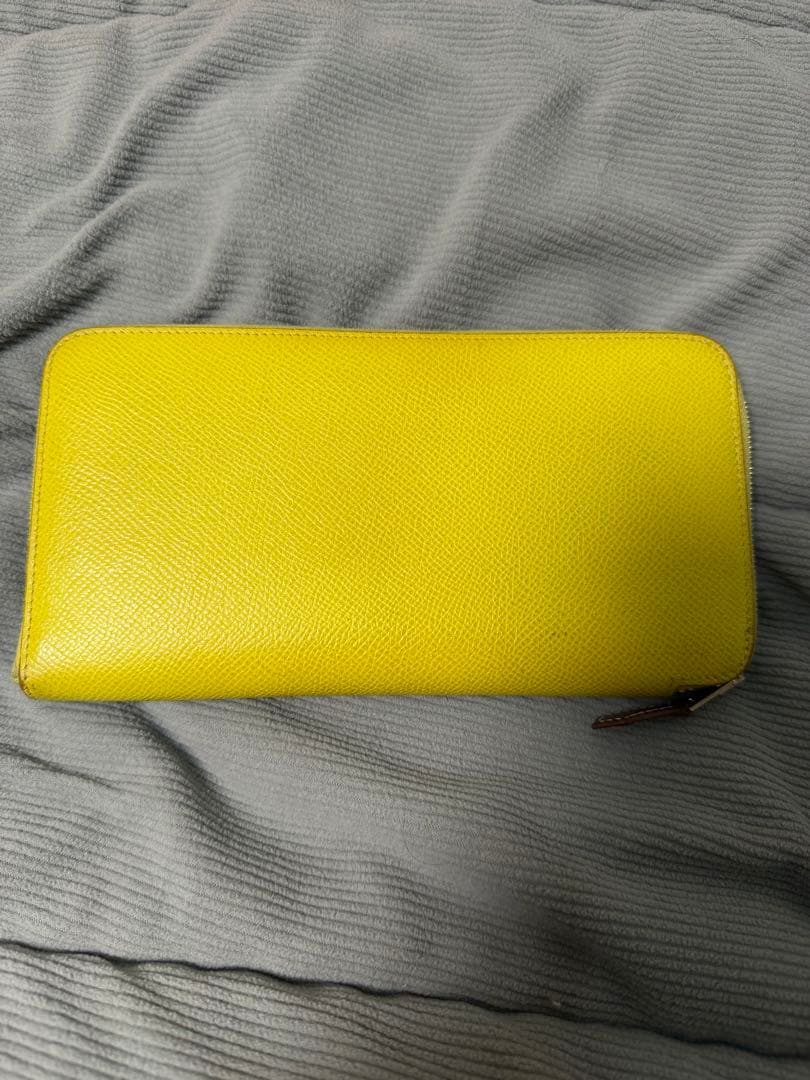 HERMES イエロー 長財布 箱付き