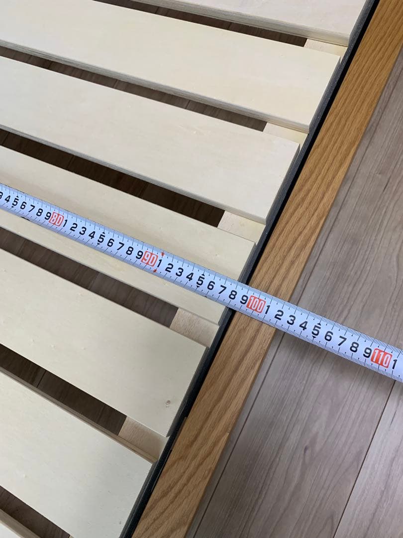 シングル木製ベッド　すのこ式