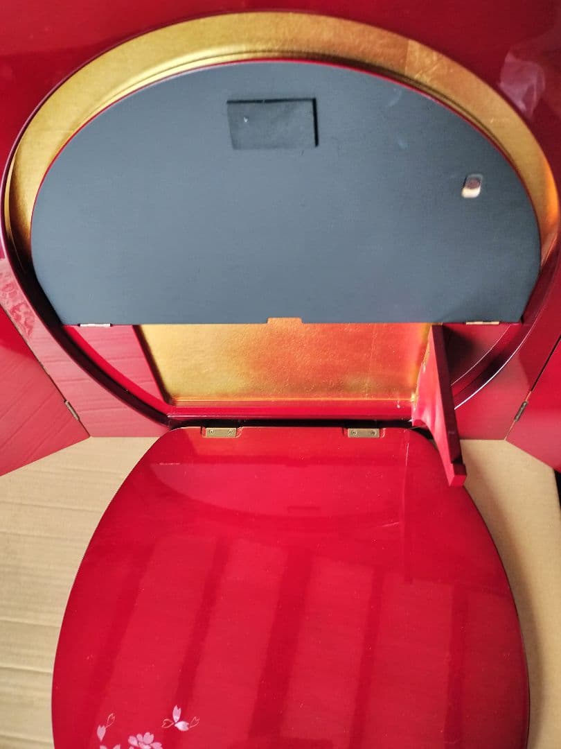 雛人形飾り台屏風円形台 1体 2段