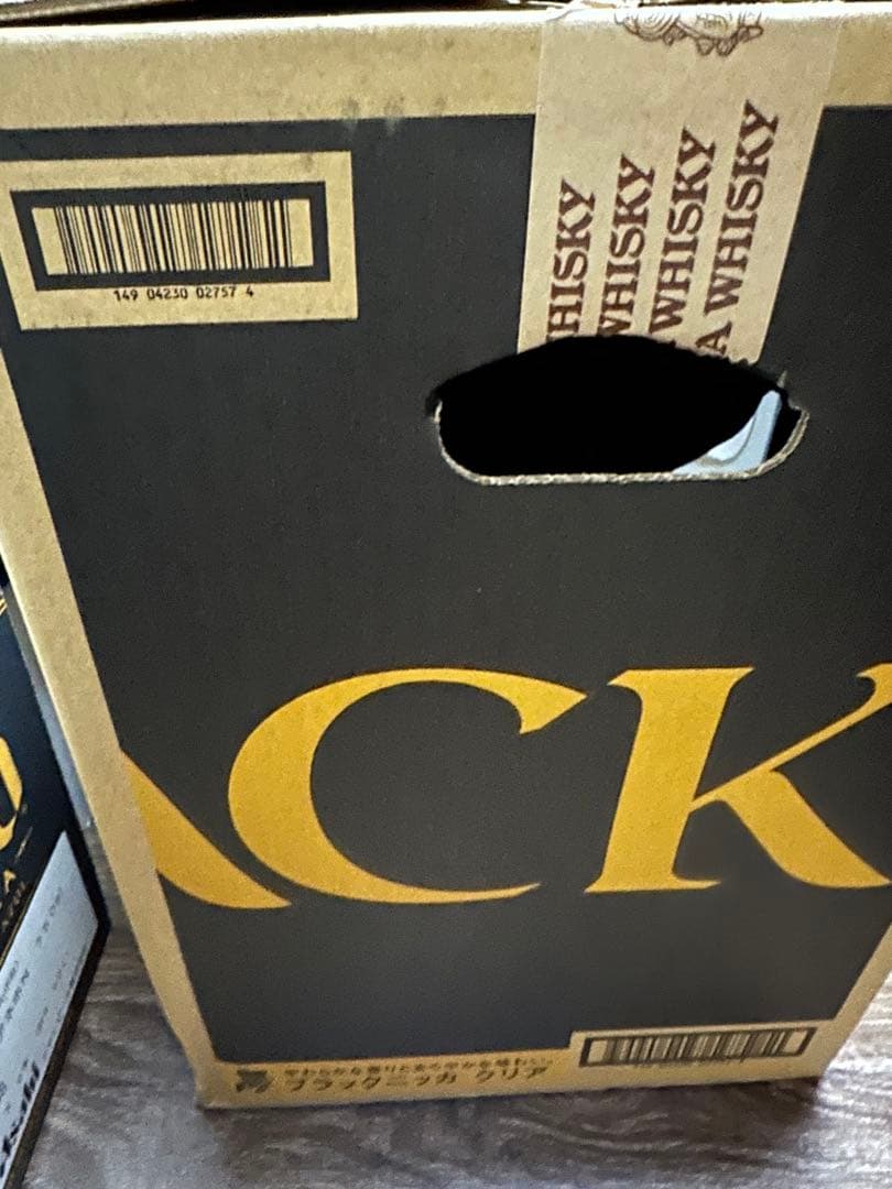 BLACK Clear ウイスキー 4L×4本