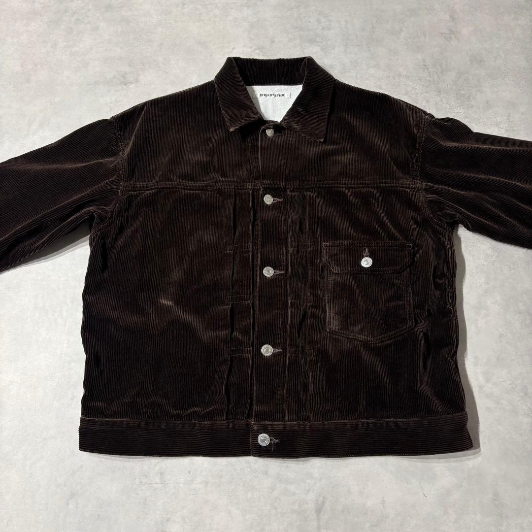 S*a様 sevenbysevenセブンバイセブン コーデュロイジャケット ブラ