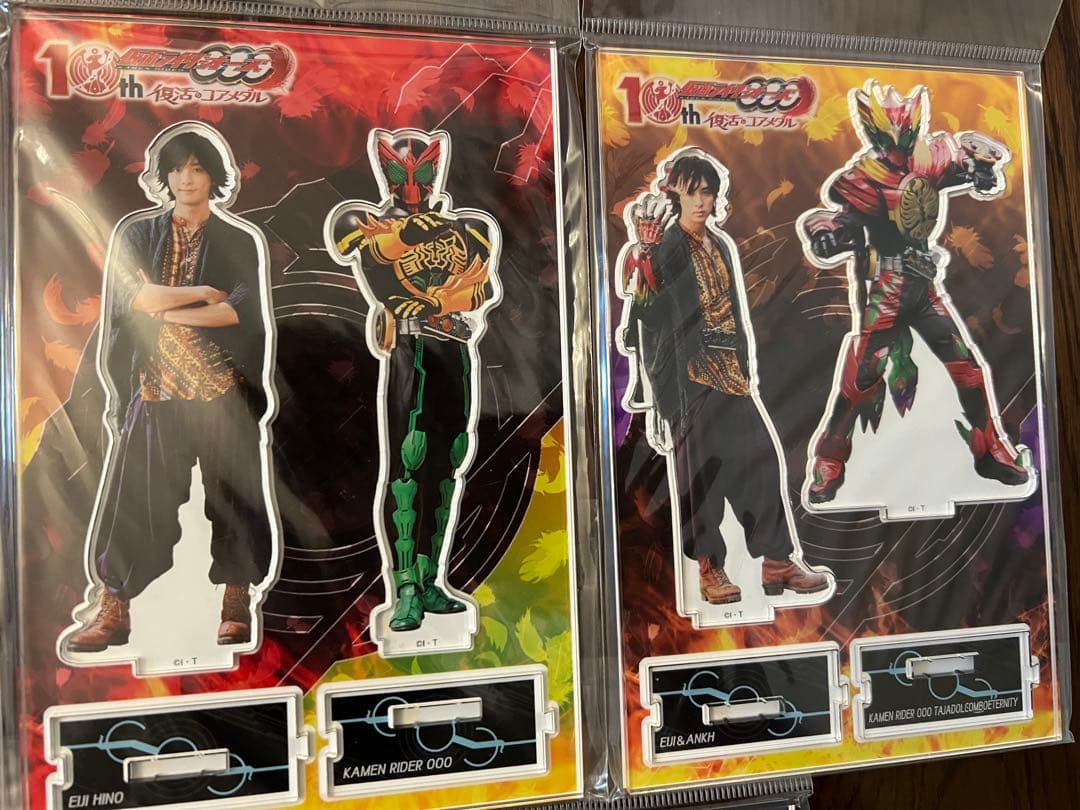 仮面ライダー 10周年記念 アクリルスタンド 5セット