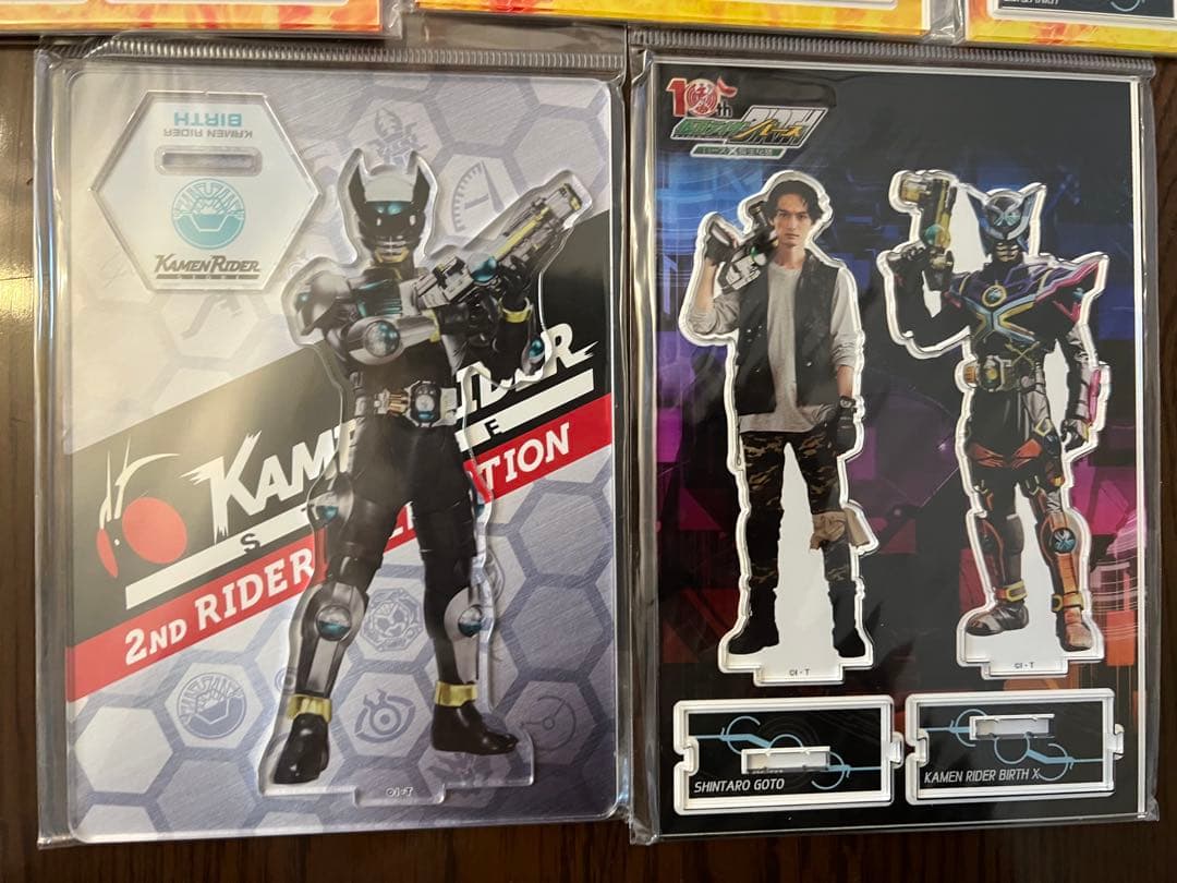 仮面ライダー 10周年記念 アクリルスタンド 5セット