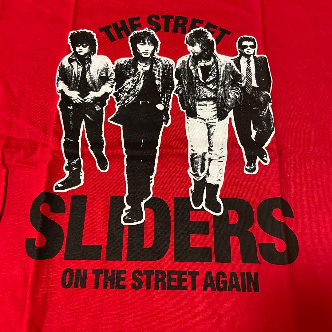 【新品未着用】THE STREET SLIDERS 爆オン TEE 赤 Lサイズ