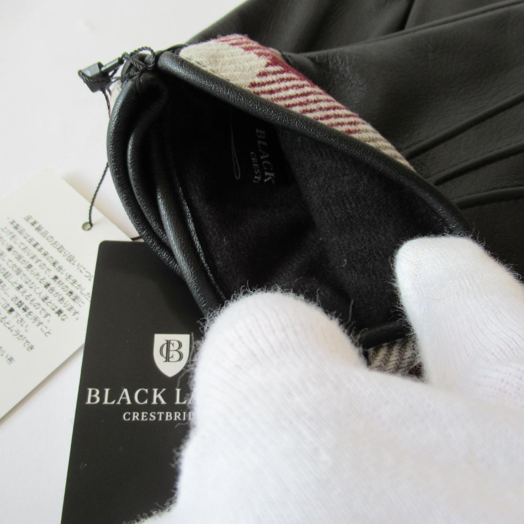 ブラックレーベルクレストブリッジ新品ダークベージュ グローブ / 手袋