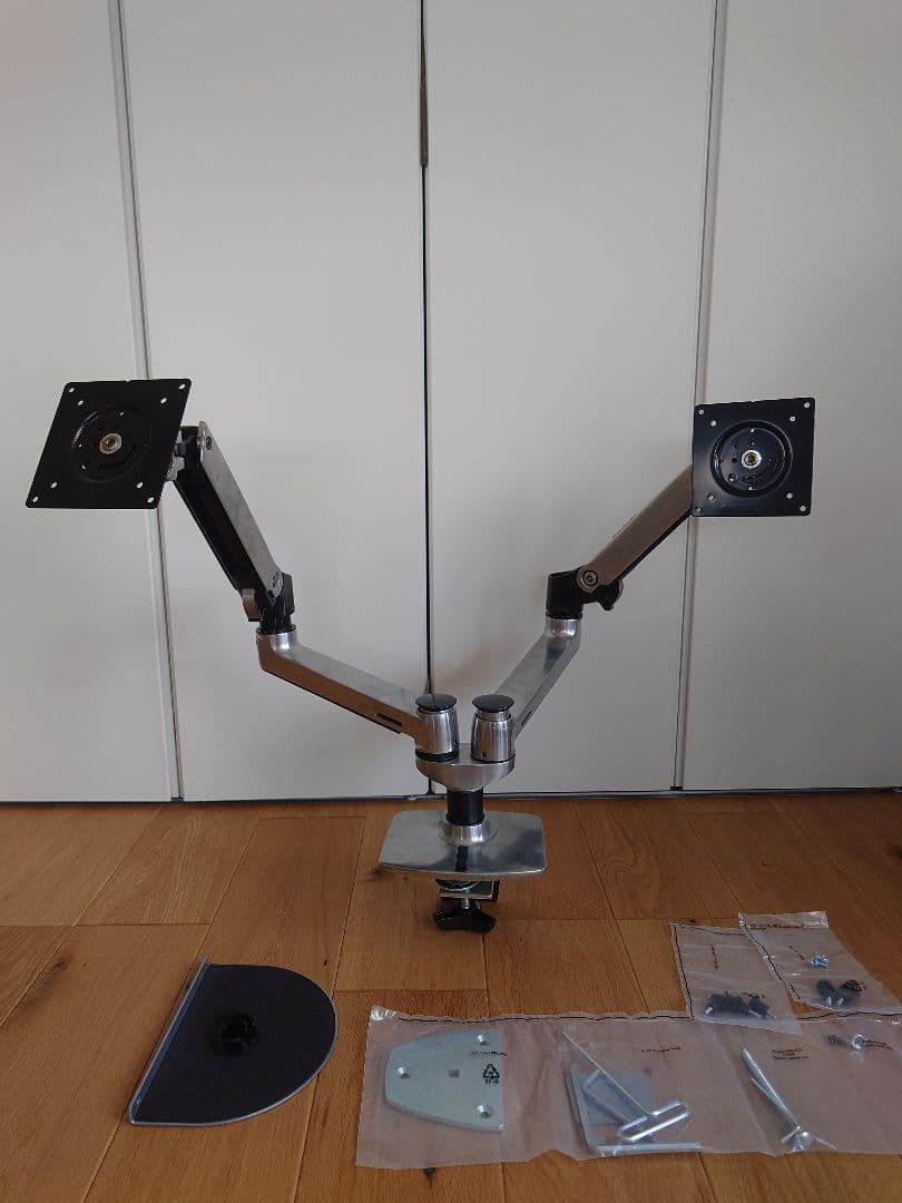 エルゴトロン　モニターアーム　45-245-026 デュアルデスクマウントアーム