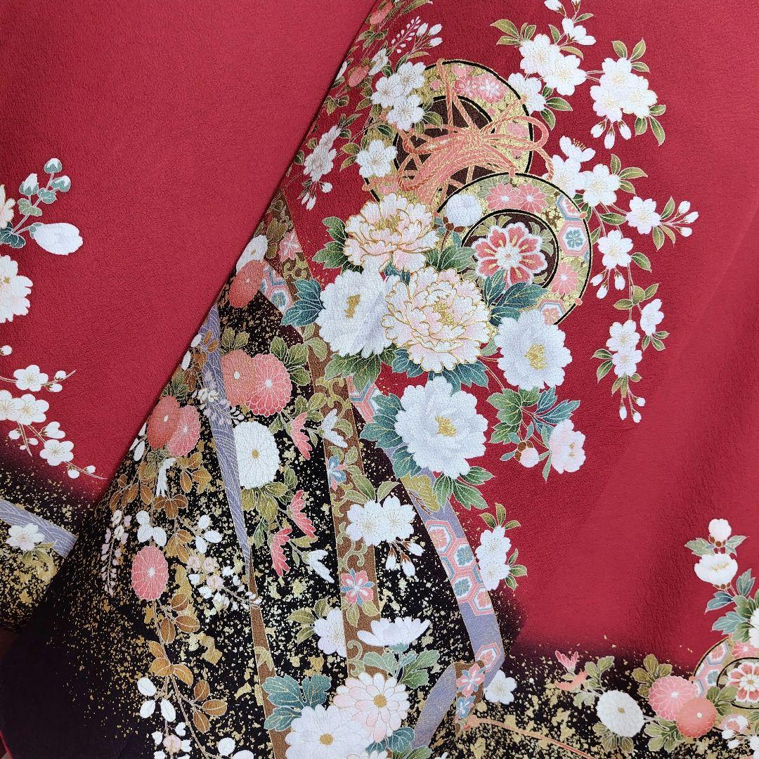 SALE中☆振袖フルセット・成人式・古典柄・金彩加工・金駒刺繍・やまと誂製