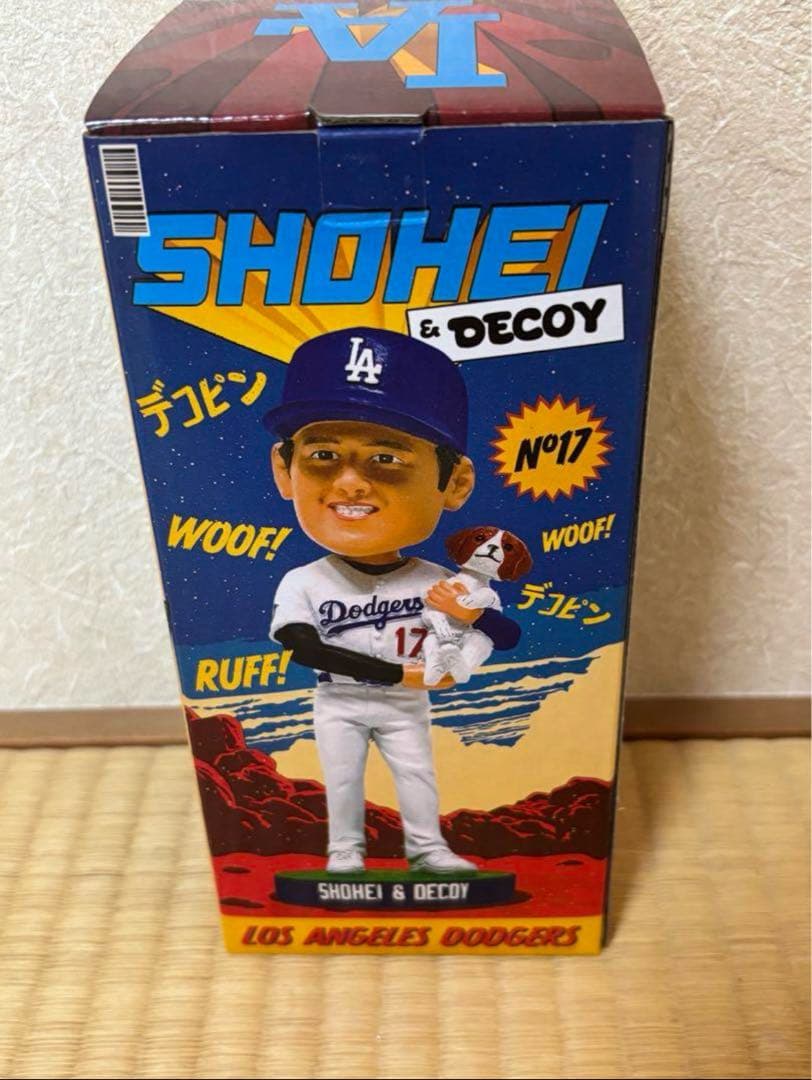 【限定品】大谷翔平&デコピン ボブルヘッド ドジャース　8月28日 限定配布
