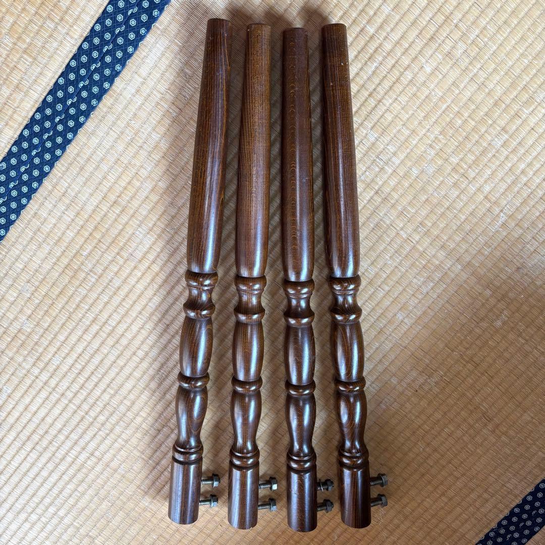 木製ダイニングテーブル アンティーク　昭和レトロ