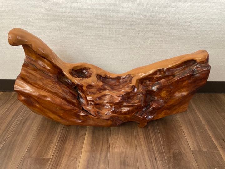 屋久杉の油瘤(中型)自然置物