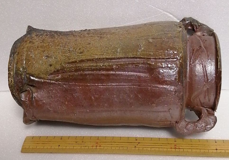 ✤備前焼✤森青史✤茶道具✤深層流✤花瓶✤共箱✤