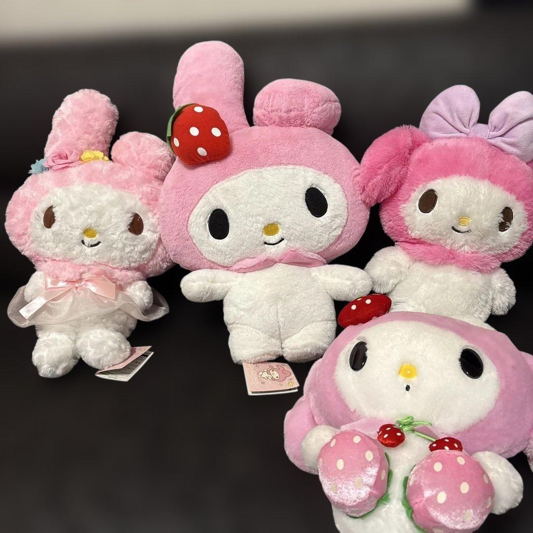 180サイズぱんぱん　大量　マイメロ　ナガノ　コラボ　ぬいぐるみ　まとめ売り