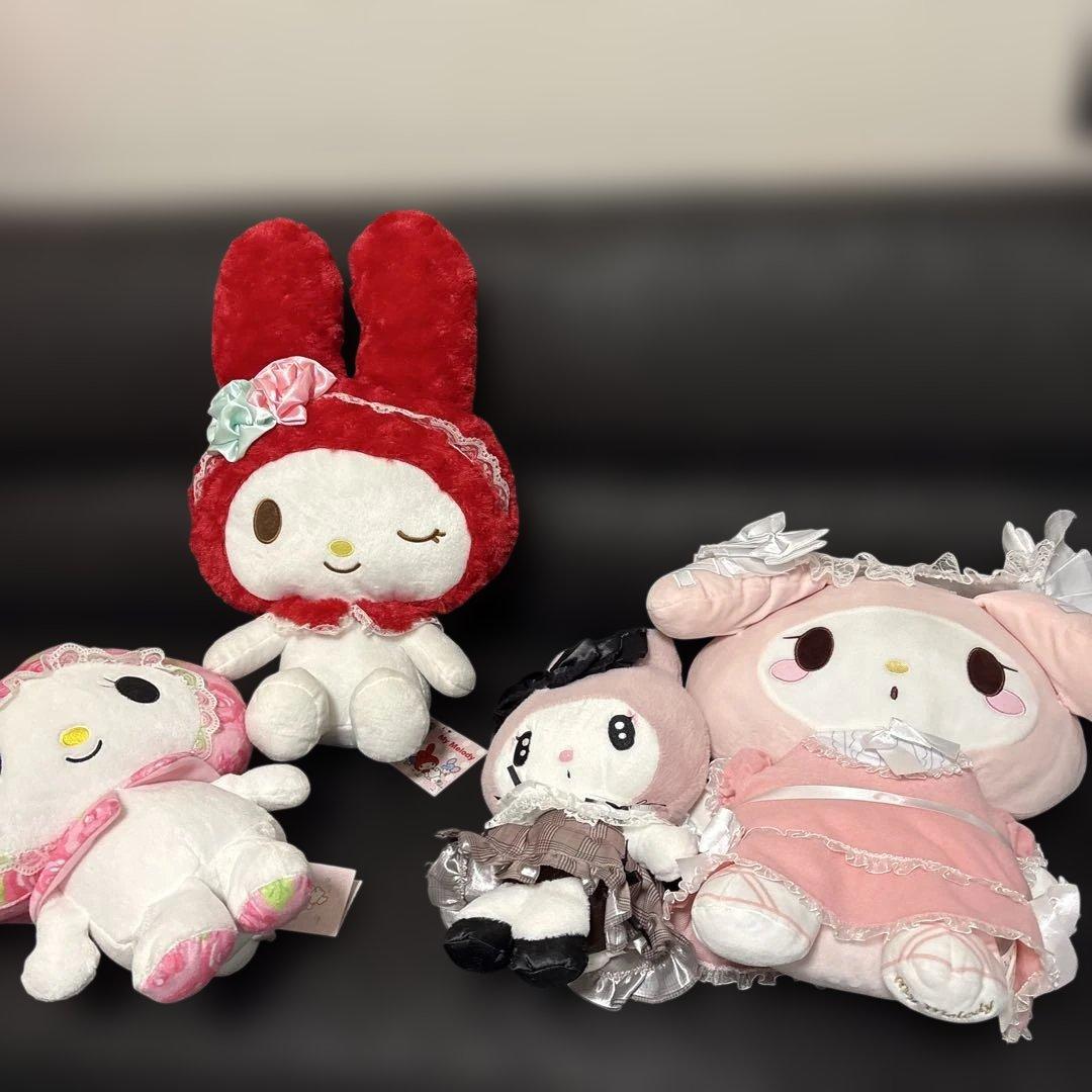 180サイズぱんぱん　大量　マイメロ　ナガノ　コラボ　ぬいぐるみ　まとめ売り