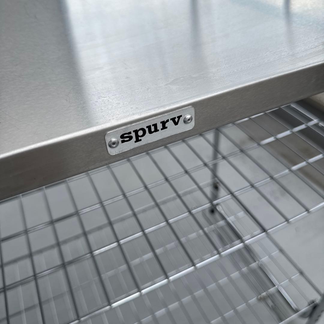 テンマクデザインspurv 　ステンレスワークテーブル