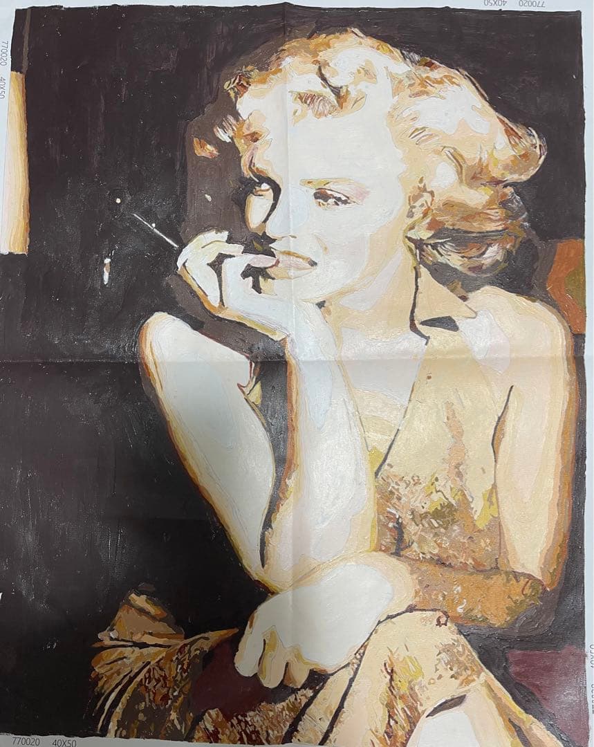 油絵40×50cm マリリン・モンロー