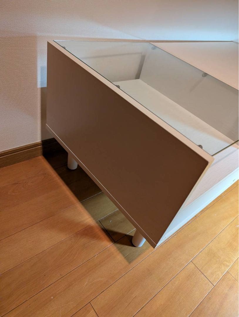 ■送料込■LOWYA ドレッサー コスメ台 ローテーブル 鏡化粧センターテーブル