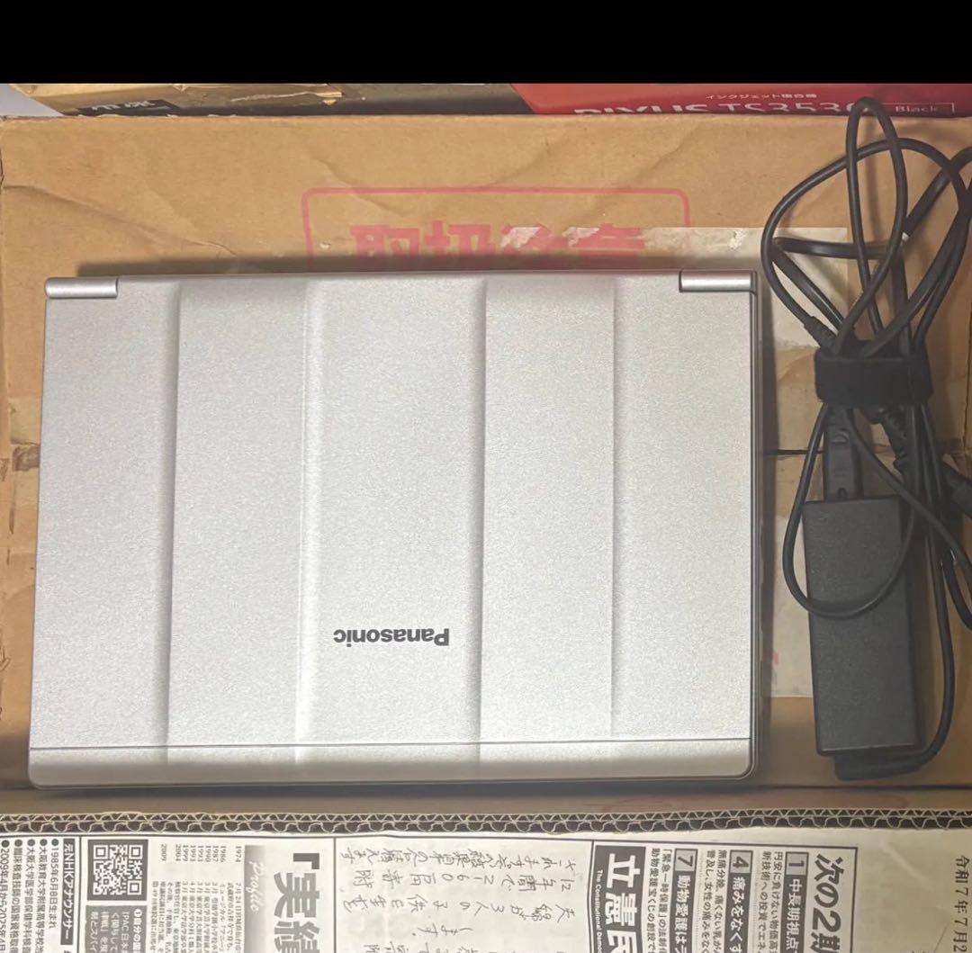 Panasonic Let's note シルバー 本体 ACアダプター付