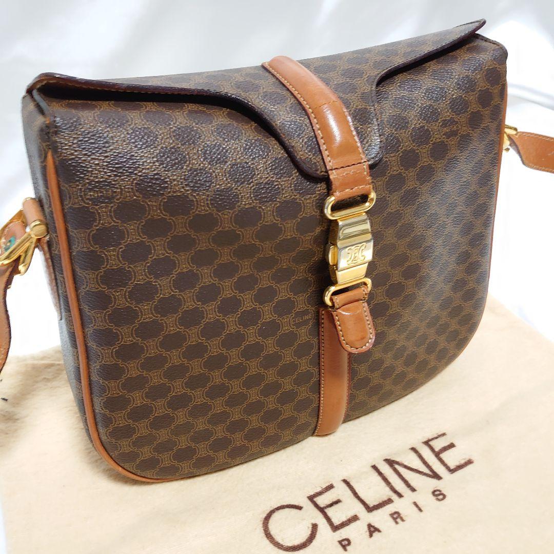 CELINE マカダム柄 ショルダーバッグ トートバッグ