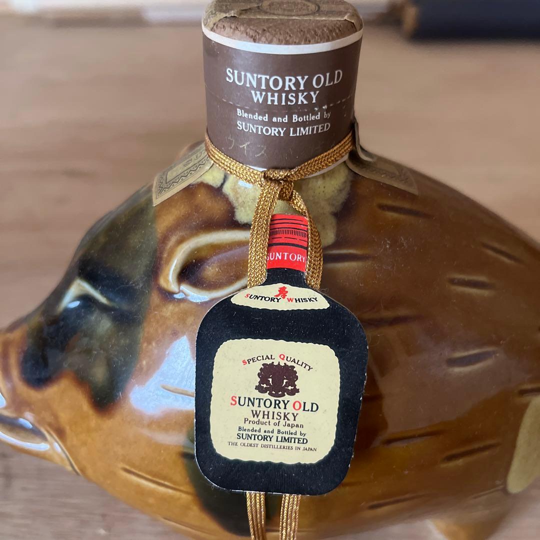 サントリーオールドウイスキー 豚型ボトル 750ml