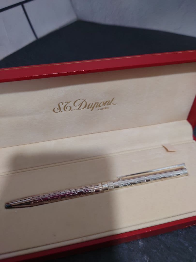 S.T.Dupont デュポン ボールペン　シルバースネーク
