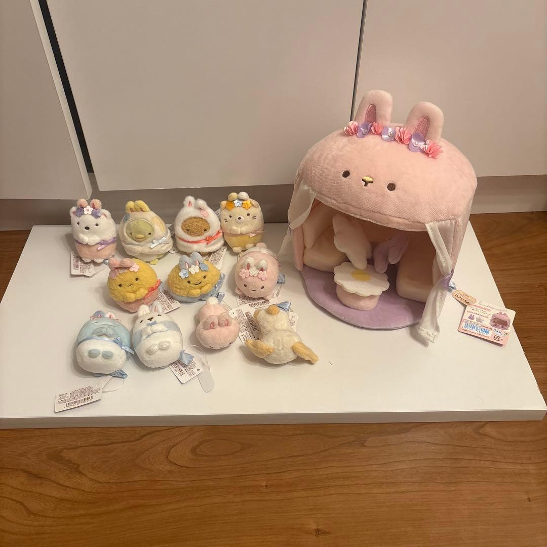 すみっコぐらし ふしぎなうさぎのおにわ てのりぬいぐるみ コンプセット