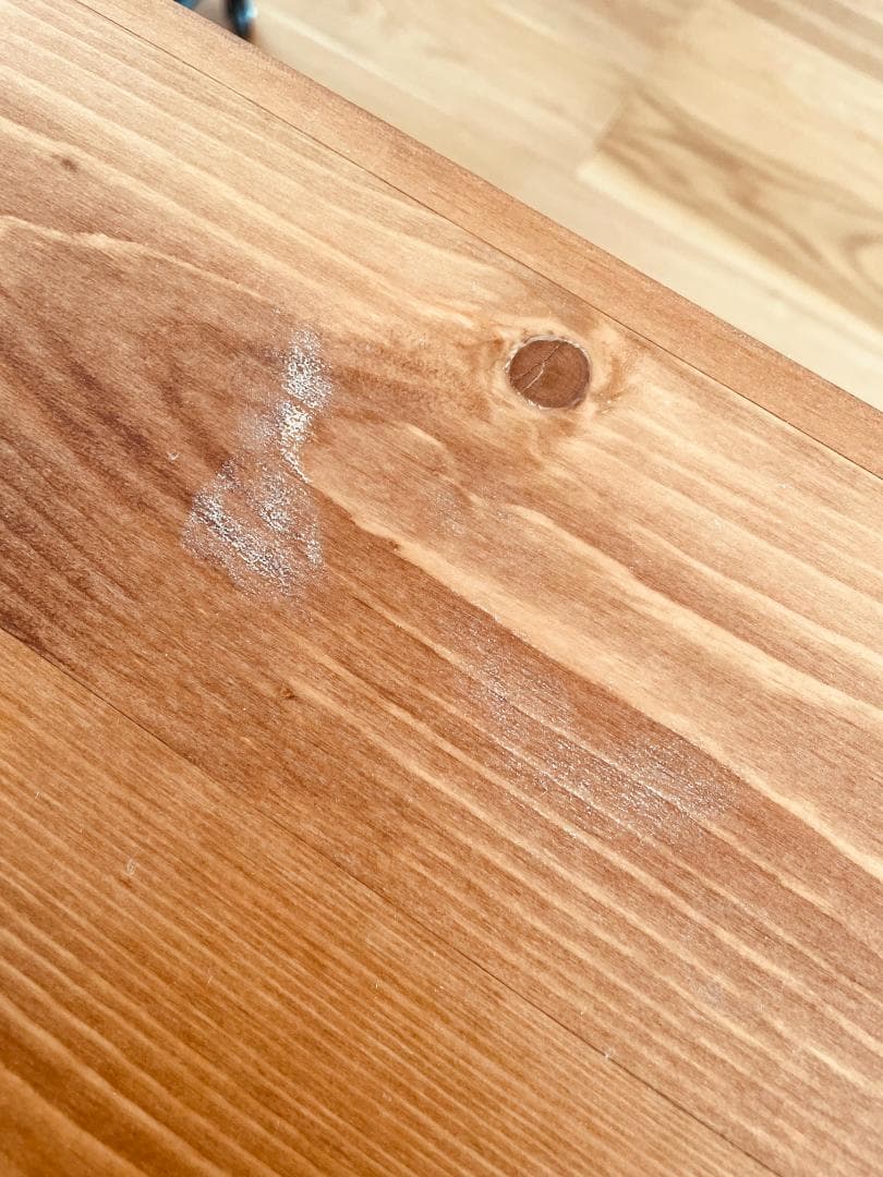 天然木ダイニングテーブル スチール脚