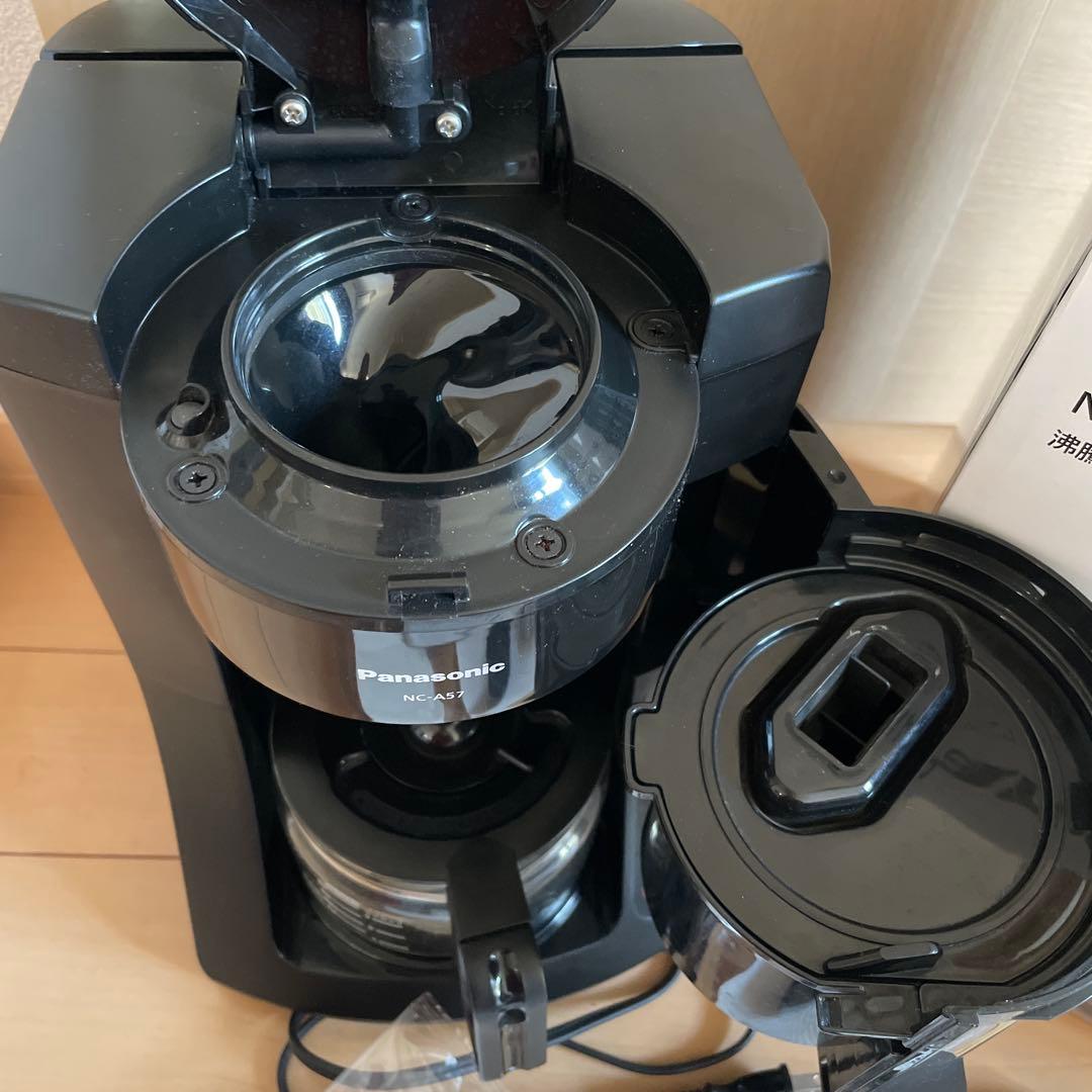 美品　Panasonic NC-A57-K（ブラック）　全自動コーヒーメーカー
