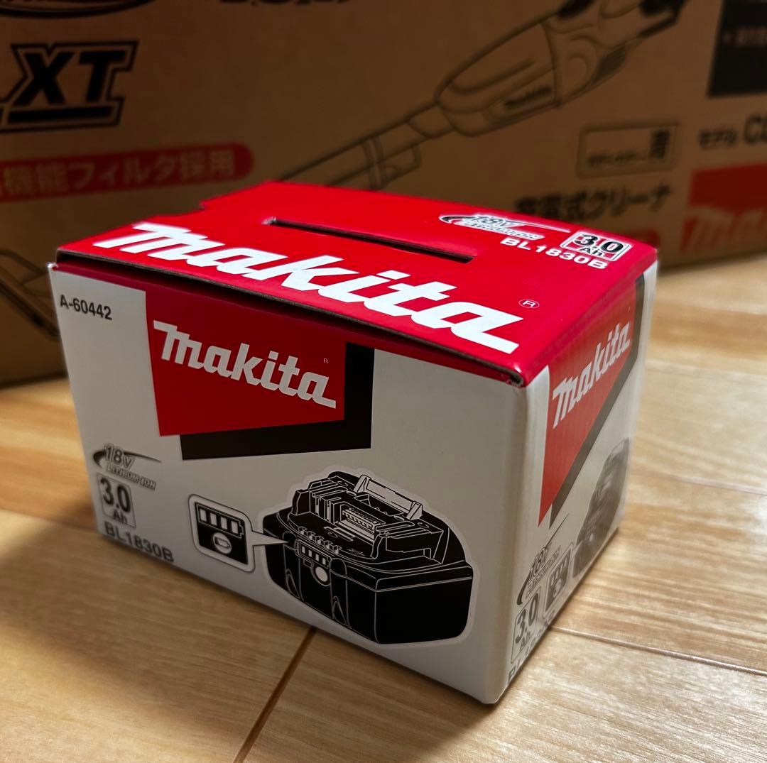 新品未使用 マキタ充電式クリーナ CL181FDZW バッテリー BL1830B