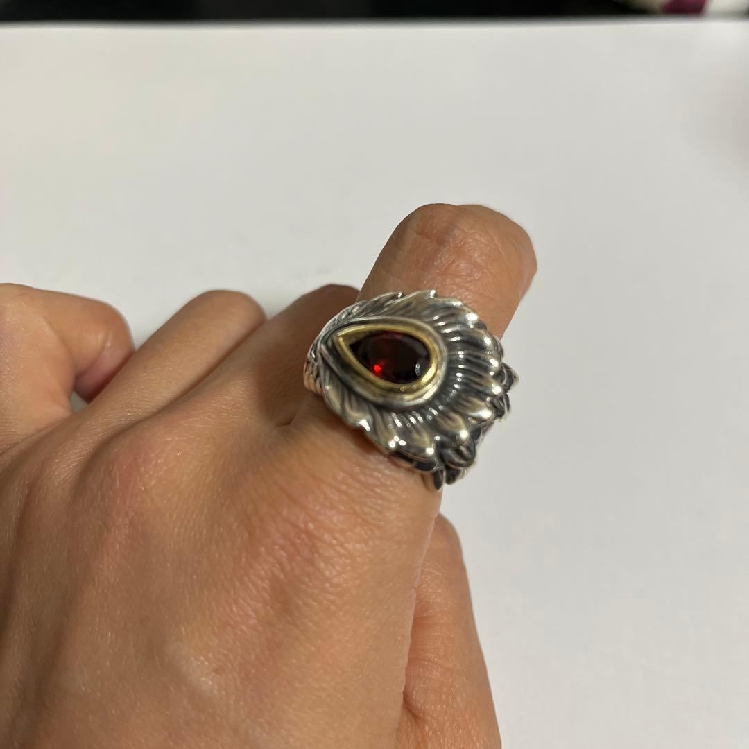 ブラッディーマリー　ドラードリング　ガーネット　１３号