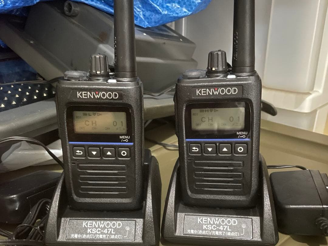 2台セットKENWOODデジタルトランシーバーTPZ-D563BT 充電器付き
