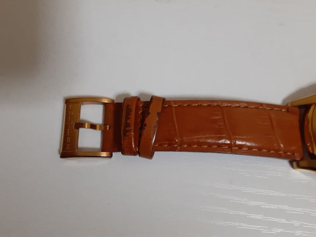 生産終了品 ハミルトン ジャズマスター ゴールド色 シンライン