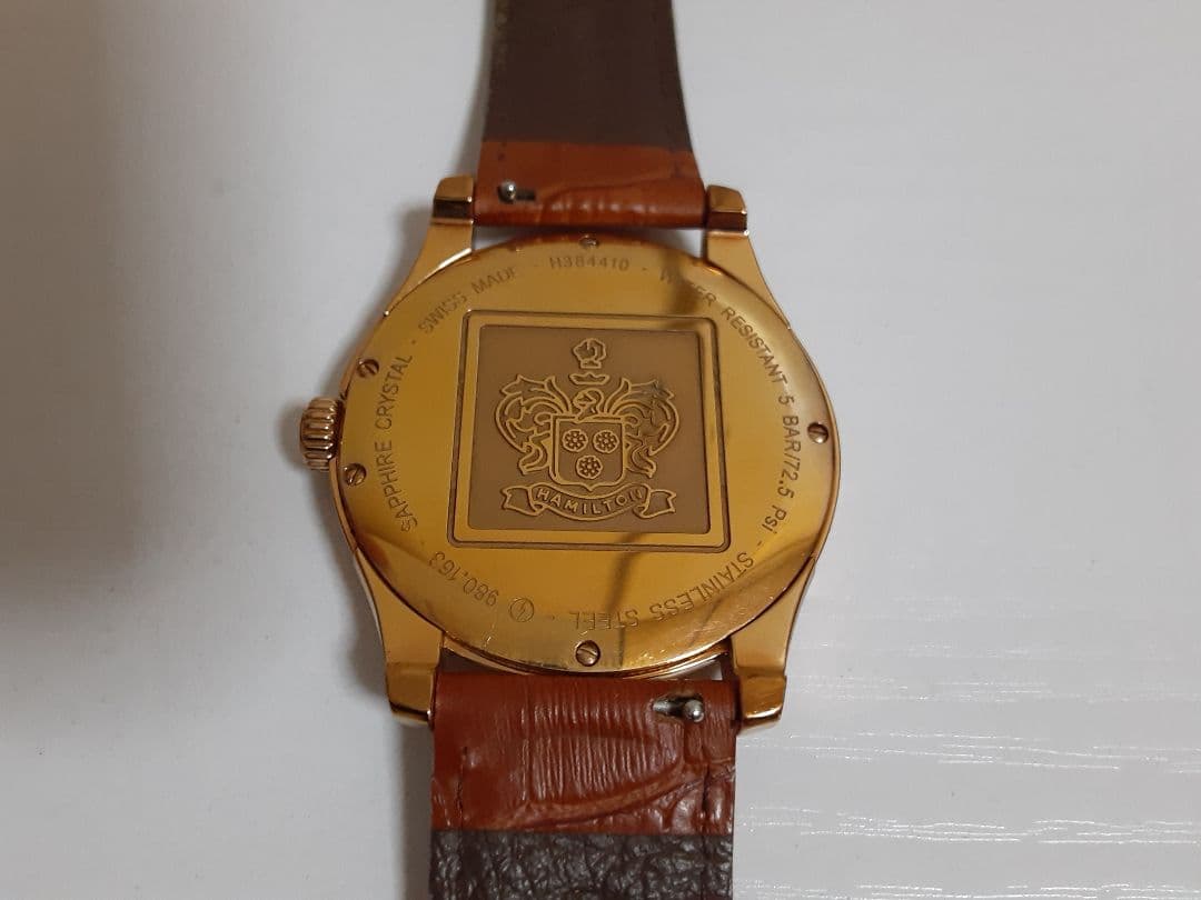 生産終了品 ハミルトン ジャズマスター ゴールド色 シンライン