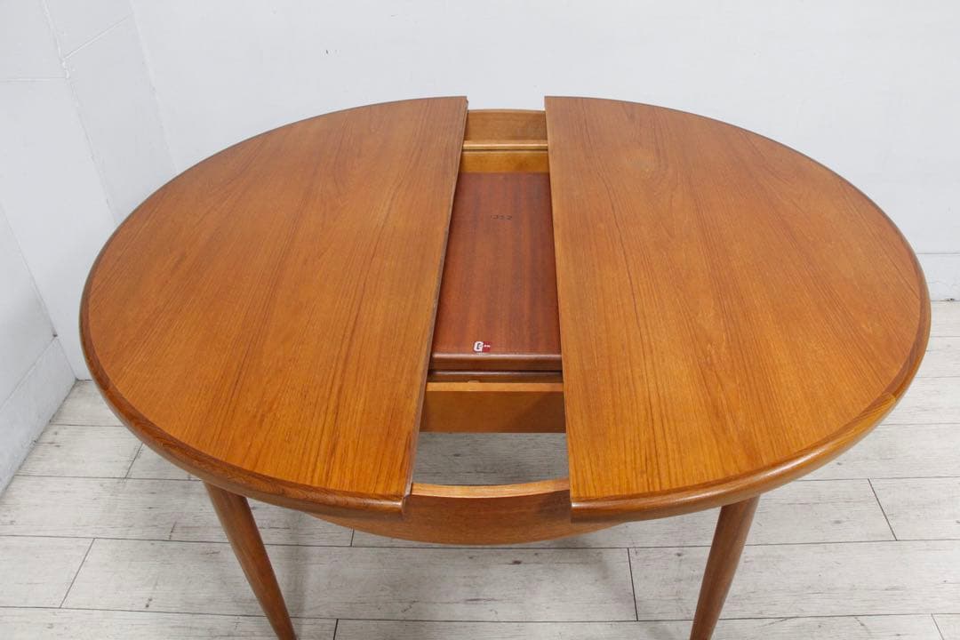 【極美品】G-PLAN ジープラン エクステンション ラウンドダイニングテーブル