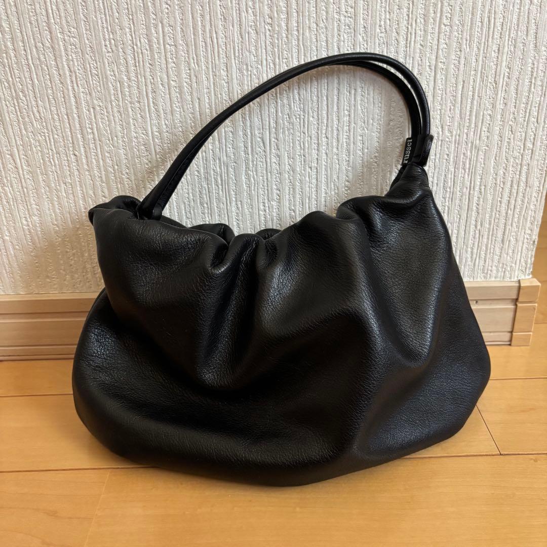 ラシット　レザー巾着4WAYショルダーバッグ