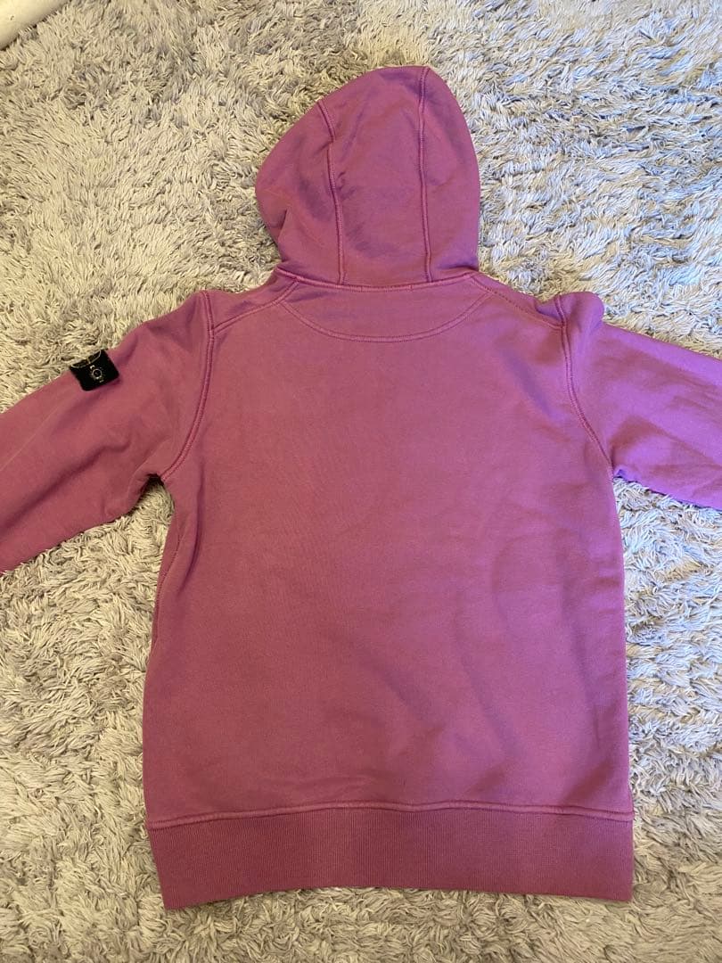 STONE ILAND パーカー　キッズ140cm グレイッシュパープル