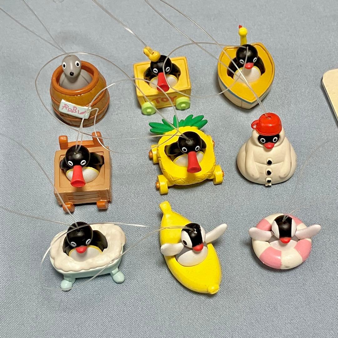 S*a様 ピングー　マスコットチャーム　キーホルダー　缶バッジ　おきあがりこぼし