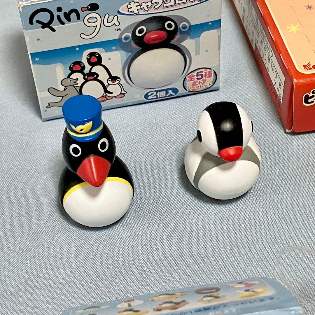 S*a様 ピングー　マスコットチャーム　キーホルダー　缶バッジ　おきあがりこぼし