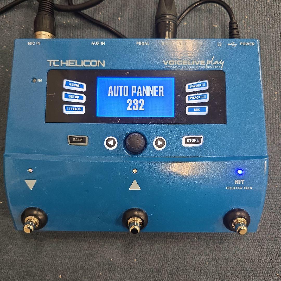 TC HELICON VOICELIVE play レコーディング用エフェクター
