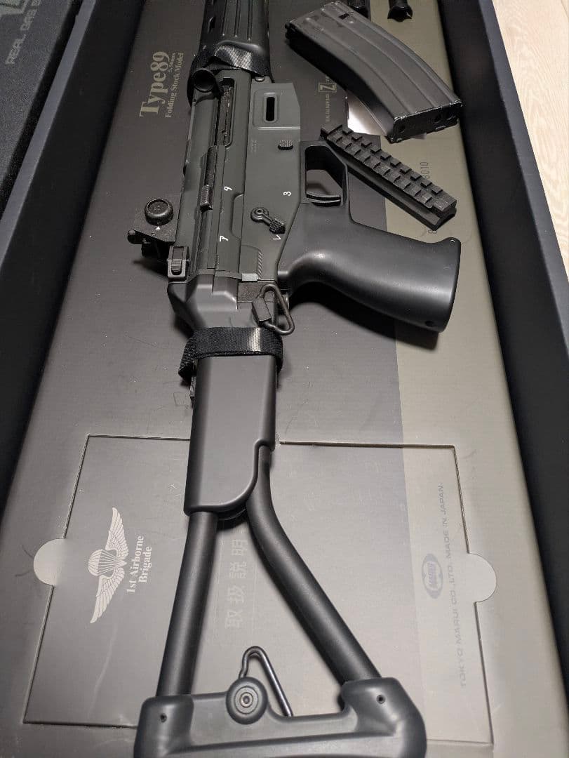 g*s様 東京マルイ 89式折曲銃床型 ガスガン　純正マウント付き