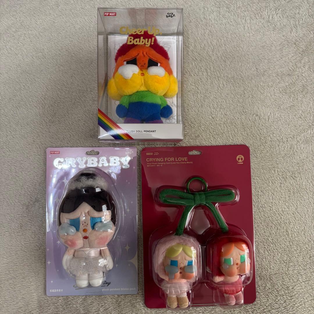 POPMART CRYBABY クライベイビー 3点セット