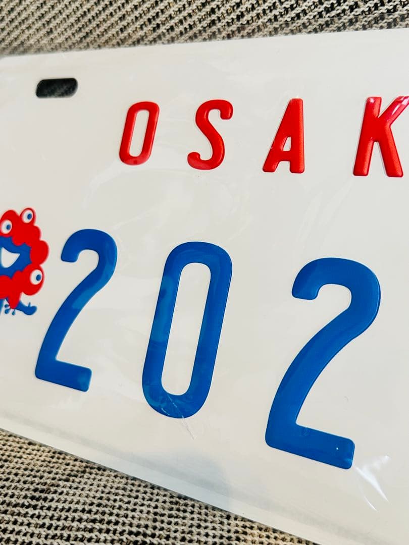 大阪万博 ミャクミャク USプレート 万博 EXPO2025 メタルプレート