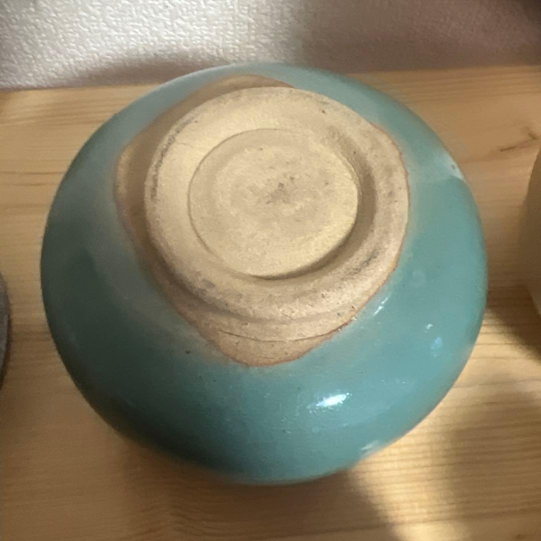 茶道具セット 陶器 多色　萩焼　柄杓　菓子器