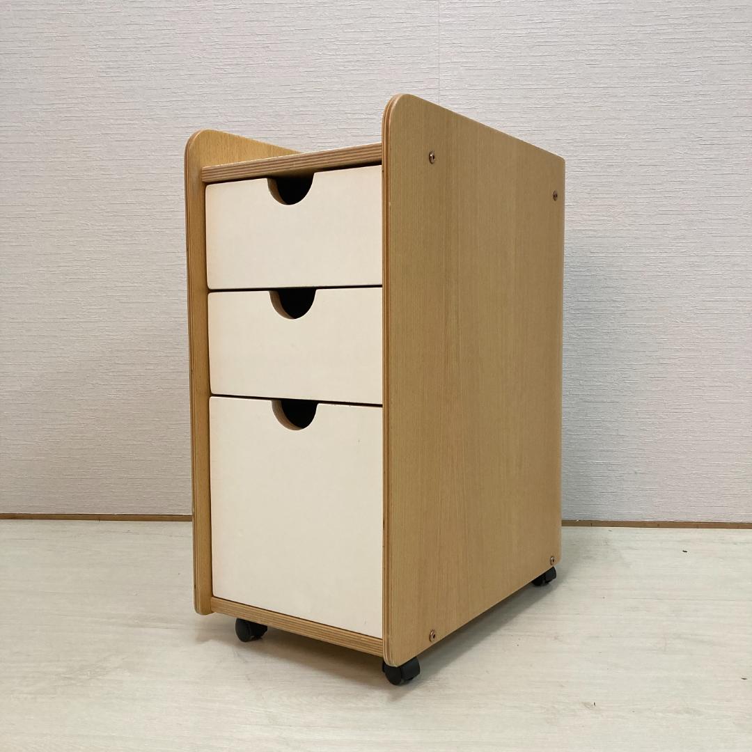 ACTUS アクタス アンファン デスクワゴン　３段チェスト　サイドワゴン