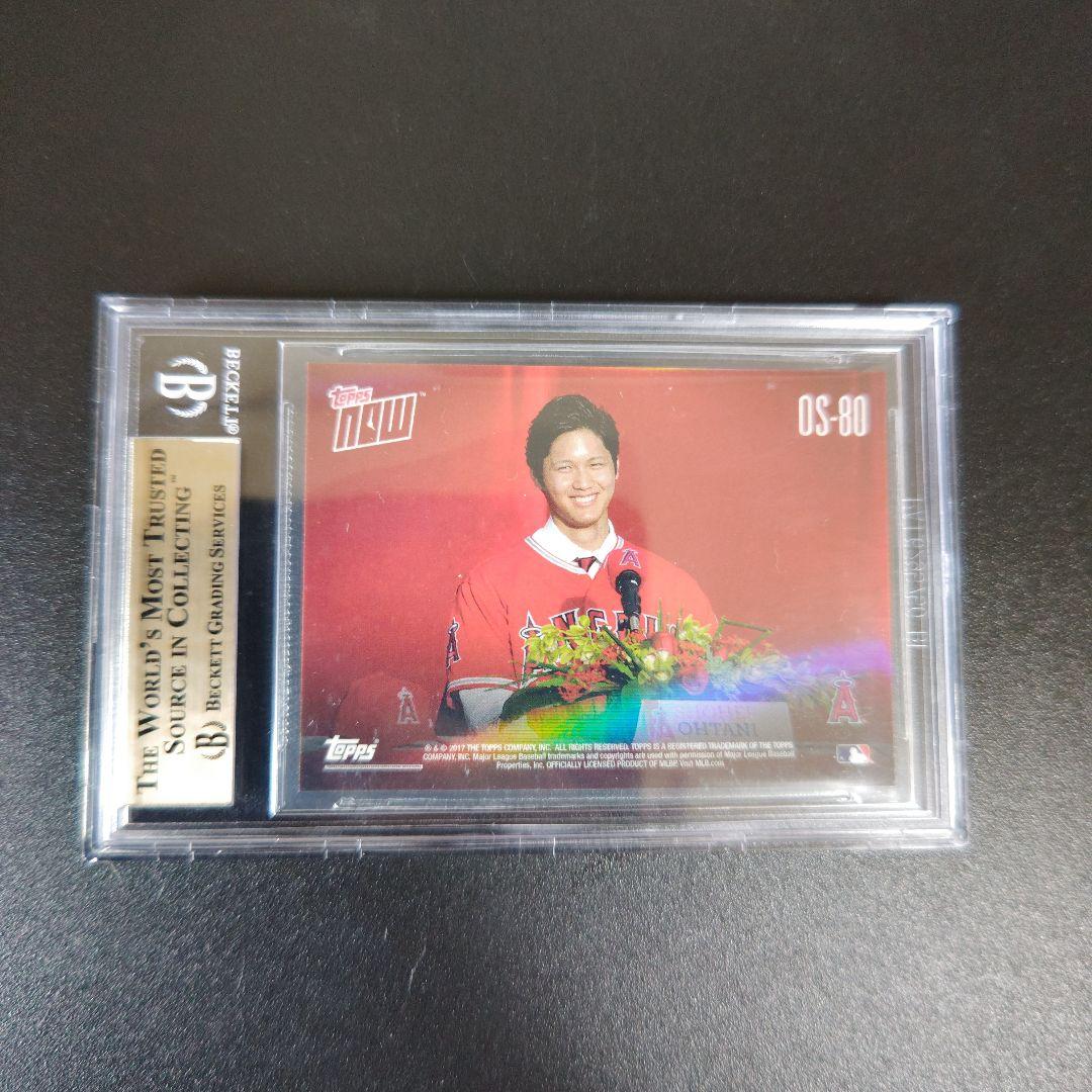 大谷翔平 エンジェルス入団会見 スラブカード