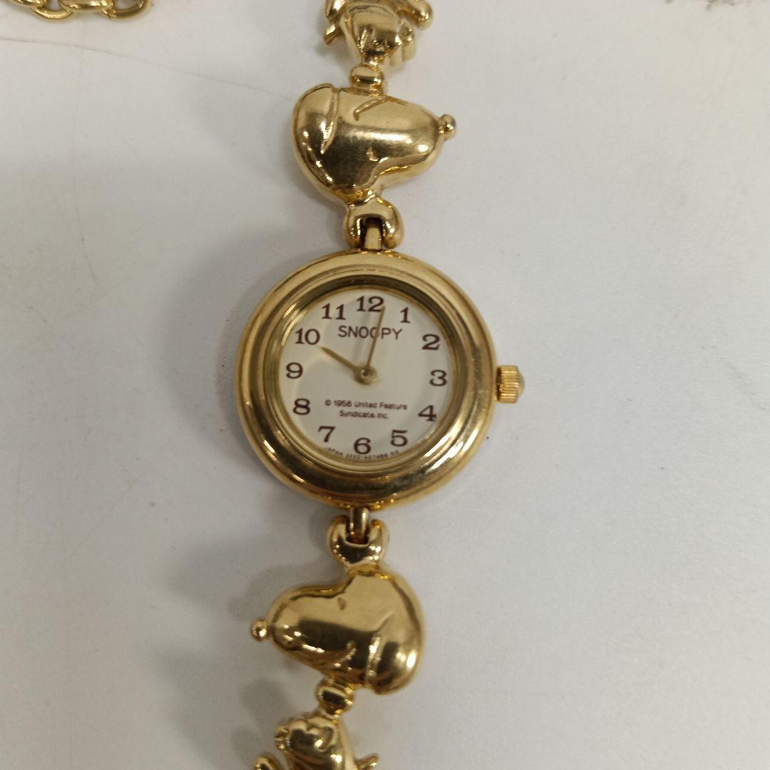 シチズン citizen SNOOPY ゴールド 腕時計 スヌーピー　上４