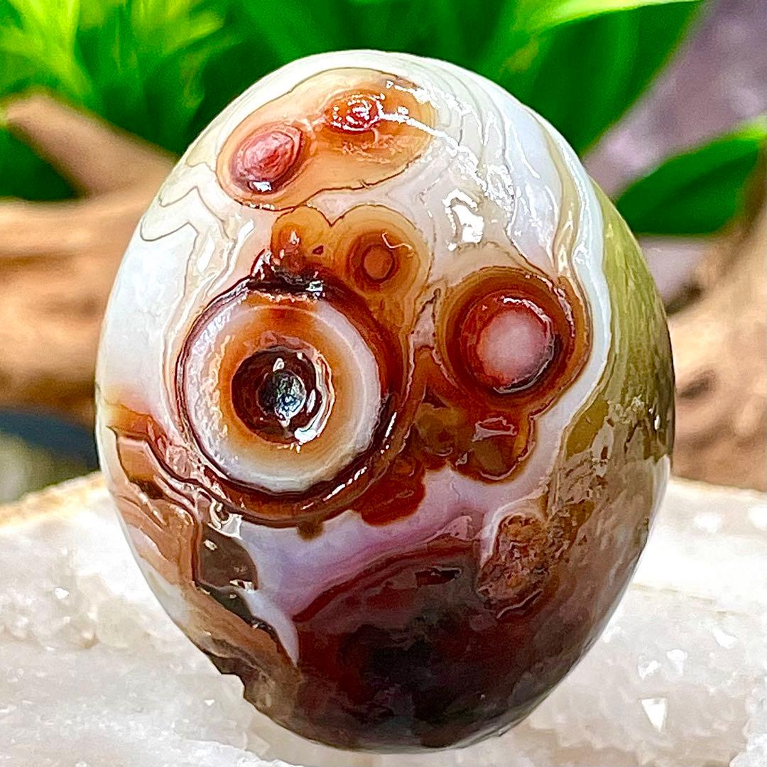 ゴビ瑪瑙 S696 天眼石 原石 鉱物