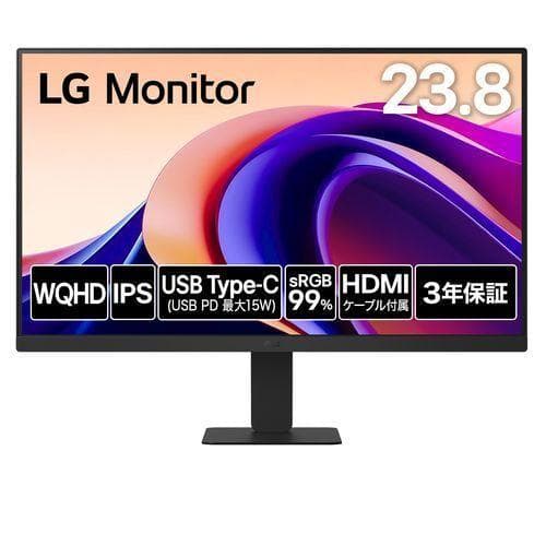 【新品未開封】LG 24U631A-B 23.8型 WQHDモニター