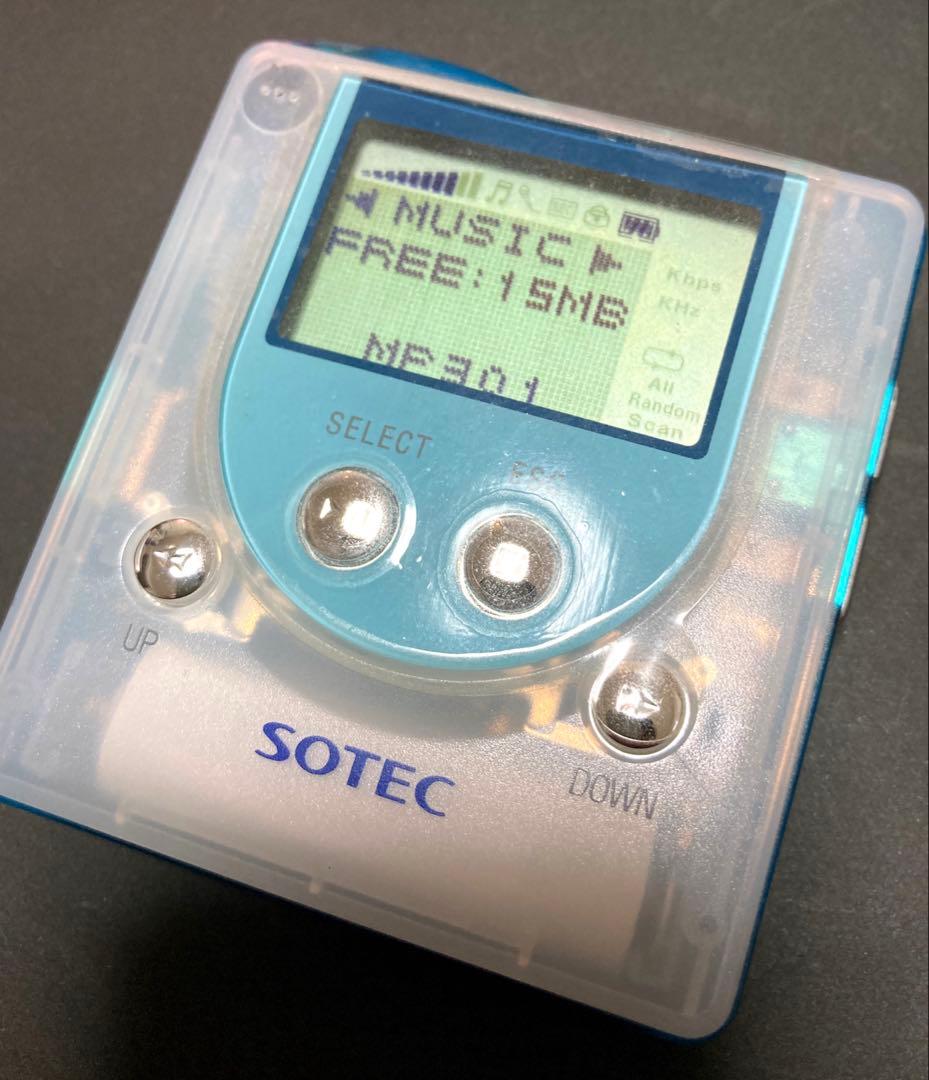 MP3プレーヤー　MP301 スケルトンボディ